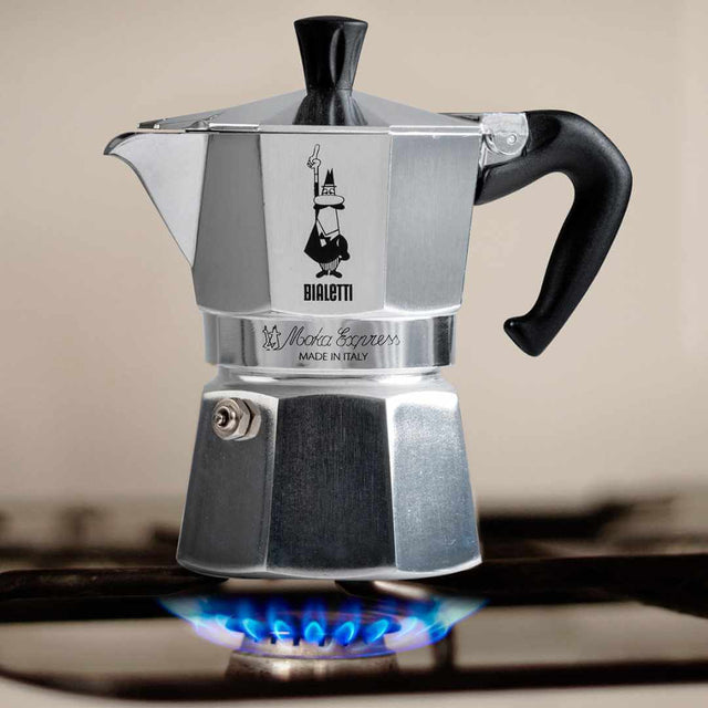 Bialetti Moka Express Aluminium Stovetop Coffee Maker (9 Cup)