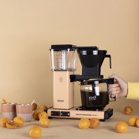 Moccamaster KBG Select Filter Coffee Machine - Apricot | Redber Coffee