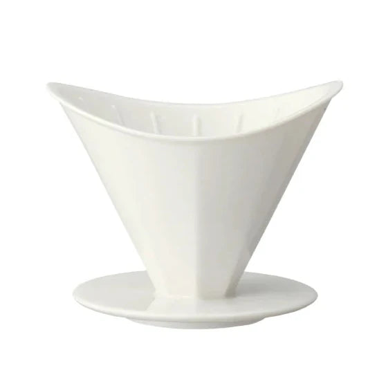 Kinto OCT Brewer 4 Cup Coffee Dripper - White