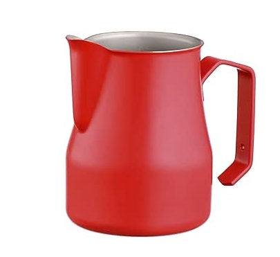 Motta Teflon Foaming Jug 350ml/12oz. - Red