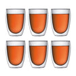 Bodum, Bodum Pavina Double Wall Coffee Glasses 0.35l (Set of 6), Redber Coffee