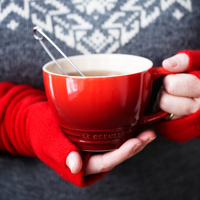 Le Creuset, Le Creuset Stoneware Grand Mug - Cerise, Redber Coffee