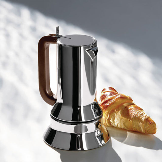 Alessi, Alessi Stove Top - Espresso Coffee Maker 6-cup by Richard Sapper (9090/6), Redber Coffee