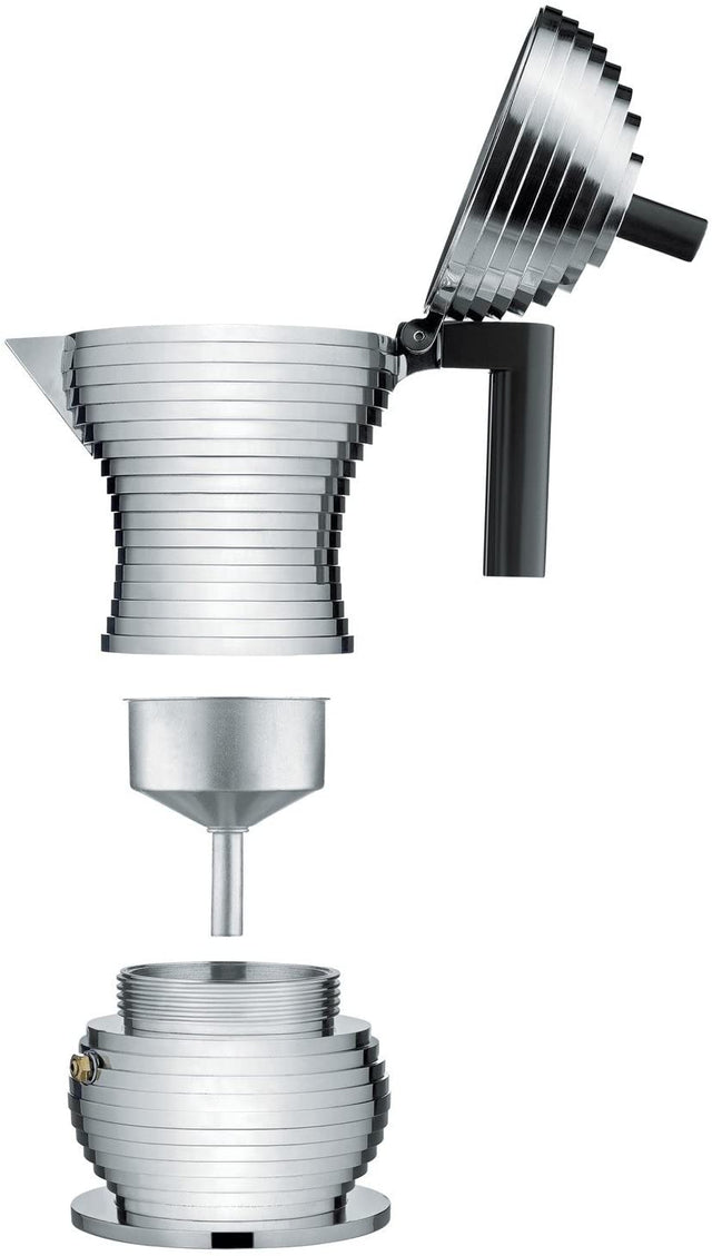 Alessi, Alessi Pulcina 6-cup Stove Top Coffee Maker by Michele De Lucchi, Redber Coffee