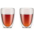 Bodum, Bodum Pavina Outdoor Set of 2 Double Wall Tumblers, 0.35l, 11849-10SA, Redber Coffee