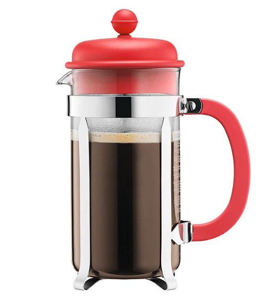 Bodum, Bodum Caffettiera 8 Cup Red Cafetiere, 1L - 1918-294, Redber Coffee