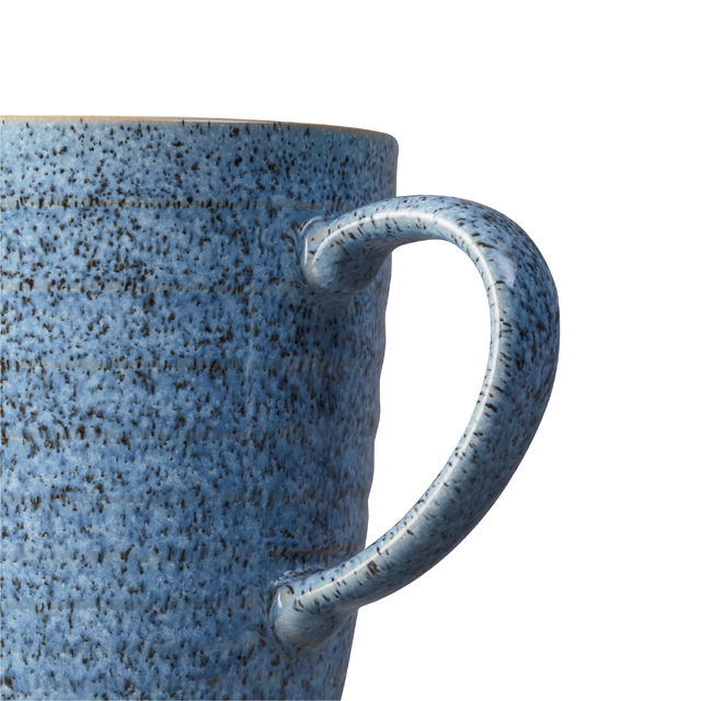 Denby, Denby Studio Blue Flint/Chalk Ridged Mug, Redber Coffee