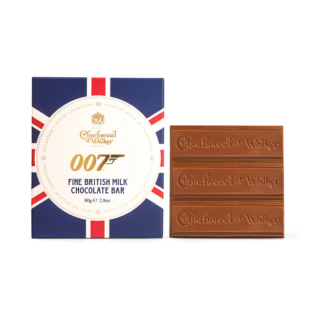 Charbonnel Et Walker, Charbonnel Et Walker James Bond 007 Milk Chocolate Bar - 80g, Redber Coffee