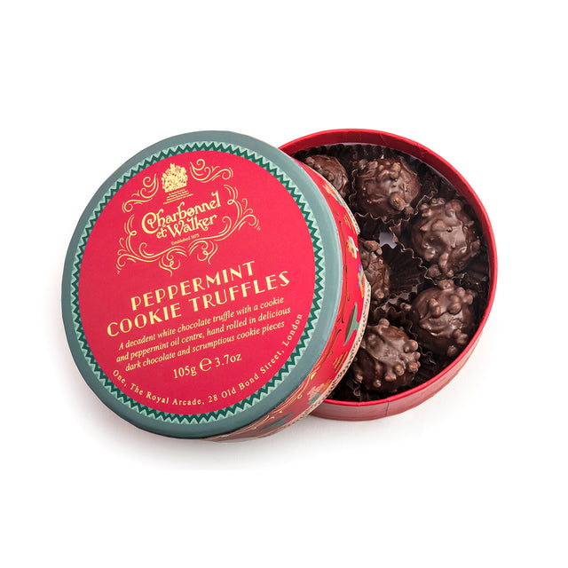 Charbonnel Et Walker, Charbonnel Et Walker Peppermint Cookie Truffles 105g, Redber Coffee