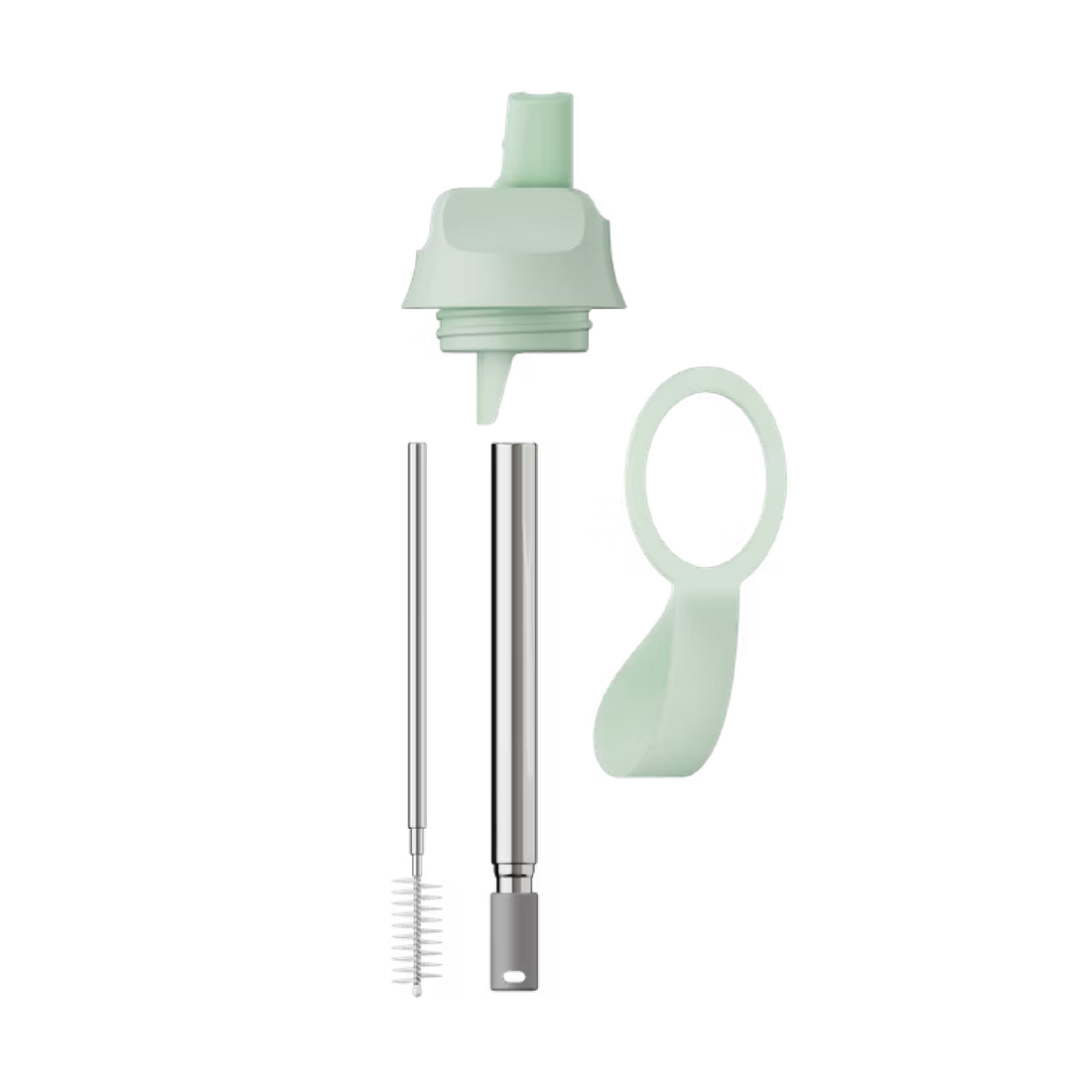 Chilly's Series 2 Flip Straw and Lid Accessory Bundle - Lichen Green