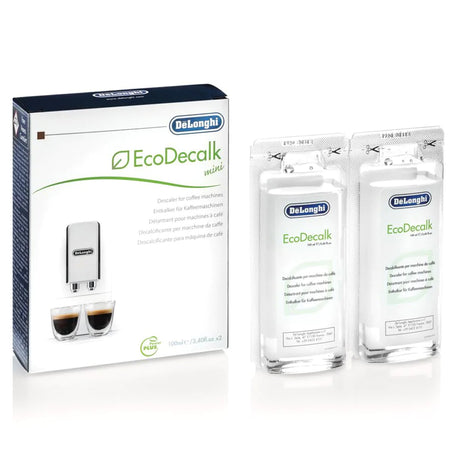 DeLonghi, De'Longhi EcoDecalk Mini Descaler Twin Pack, Redber Coffee