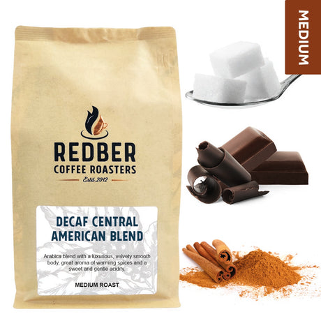 Redber, CENTRAL AMERICAN DECAF BLEND - Medium Roast, Redber Coffee