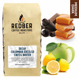 Redber, DECAF COLOMBIA EXCELSO SWISS WATER - Medium-Dark Roast, Redber Coffee