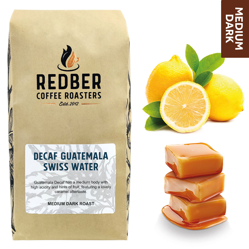 Redber, GUATEMALA DECAF SWISS WATER - Medium-Dark Roast, Redber Coffee