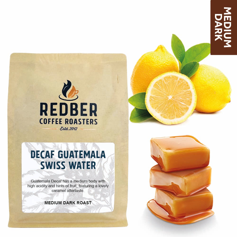 Redber, GUATEMALA DECAF SWISS WATER - Medium-Dark Roast, Redber Coffee