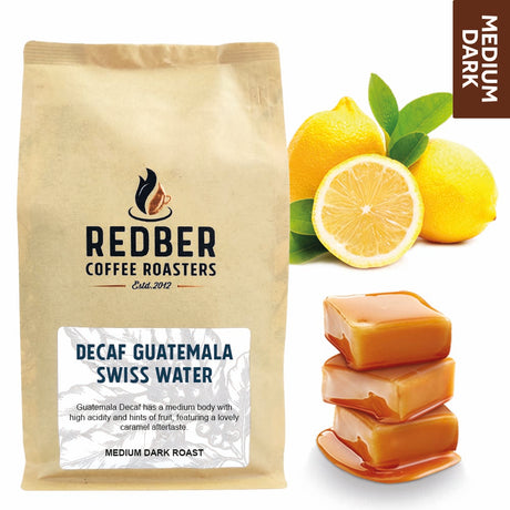 Redber, GUATEMALA DECAF SWISS WATER - Medium-Dark Roast, Redber Coffee