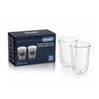 DeLonghi, De'Longhi Double Walled Latte Glasses - Set of 2, Redber Coffee