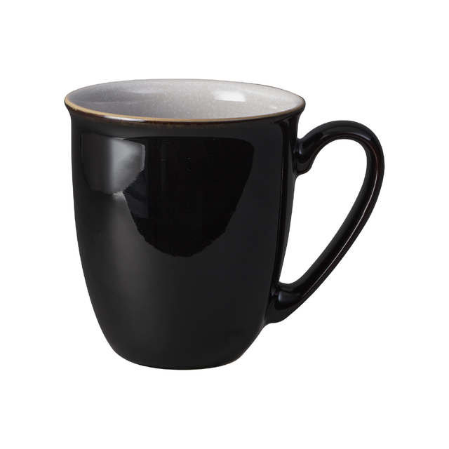 Denby, Denby Elements Black Set of 4 Mugs, Redber Coffee