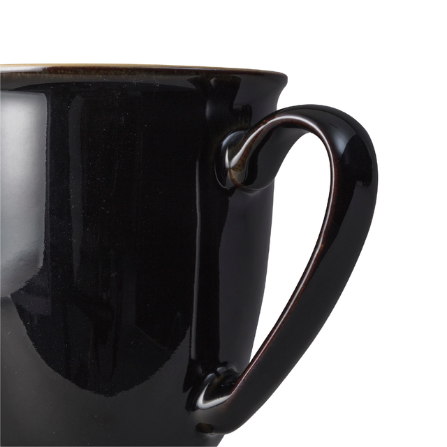 Denby, Denby Elements Black Set of 4 Mugs, Redber Coffee