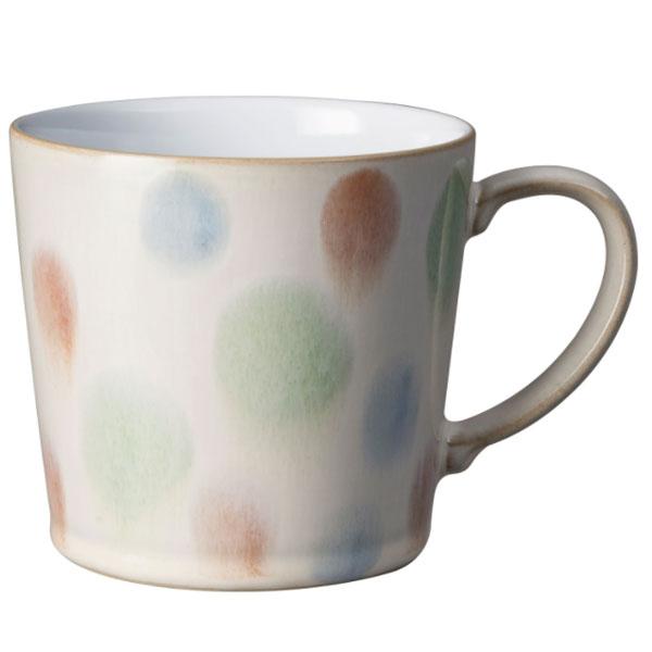 Denby, Denby Multi Spot Painted Large Mug, Redber Coffee