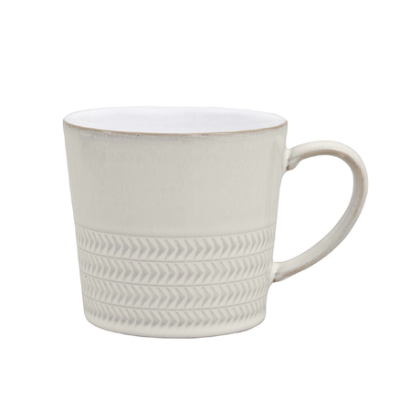 Denby, Denby Natural Canvas Textured Large Mug, Redber Coffee