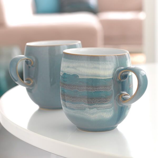 Denby, Denby Azure Coast Large Mug, Redber Coffee