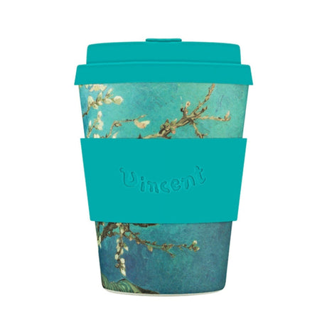 Ecoffee, Ecoffee Cup Reusable Bamboo Travel Cup 0.34l / 12 oz. - Van Gogh Museum Almond Blossom, Redber Coffee