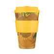 Ecoffee, Ecoffee Cup Reusable Bamboo Travel Cup 0.4l / 14 oz. - Van Gogh Museum Sunflowers, 1889, Redber Coffee