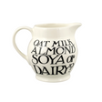 Emma Bridgewater, Emma Bridgewater Black Toast Soya Or Dairy Jug - 1/2 Pint, Redber Coffee