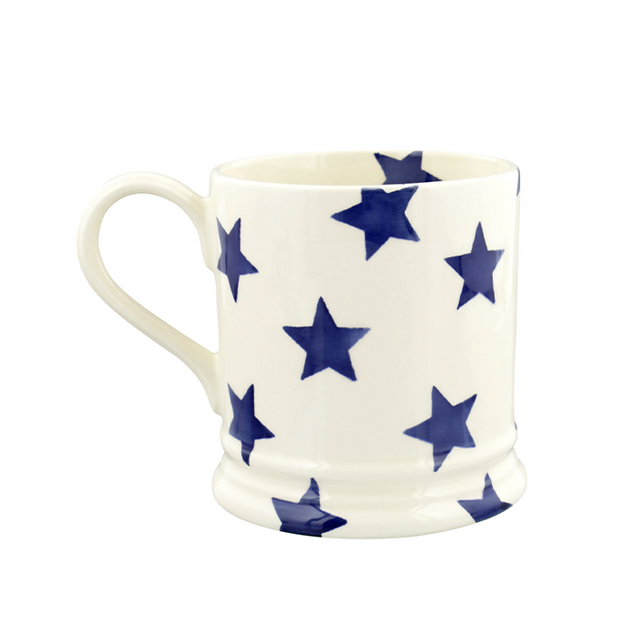 Emma Bridgewater, Emma Bridgewater Blue Daddy Star Mug - 1 Pint, Redber Coffee