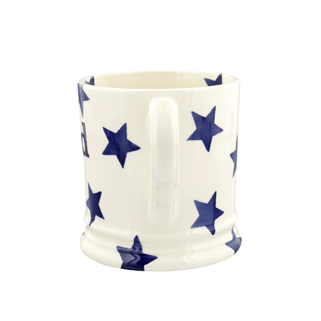 Emma Bridgewater, Emma Bridgewater Blue Daddy Star Mug - 1 Pint, Redber Coffee