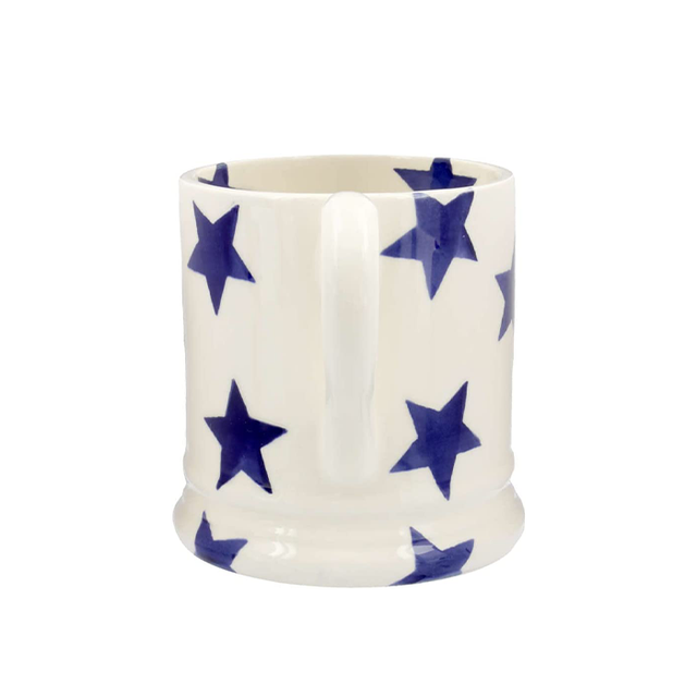 Emma Bridgewater, Emma Bridgewater Blue Star Mug - 1/2 Pint, Redber Coffee