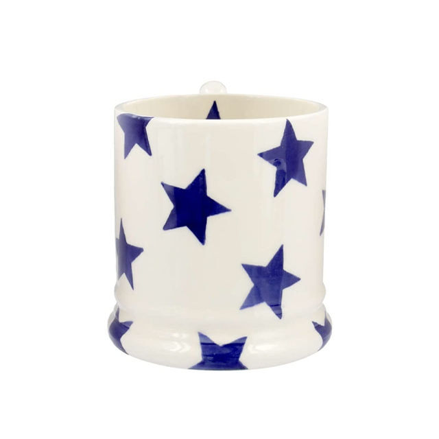 Emma Bridgewater, Emma Bridgewater Blue Star Mug - 1/2 Pint, Redber Coffee