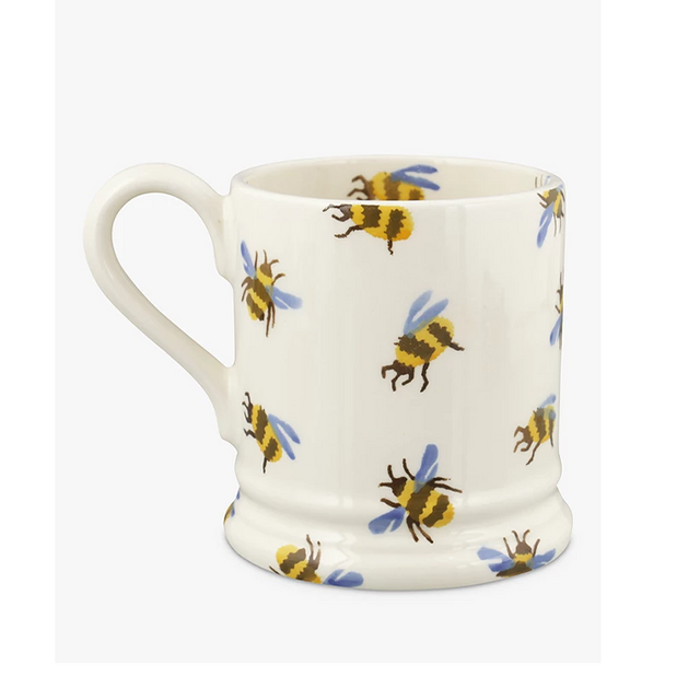 Emma Bridgewater, Emma Bridgewater Bumblebee Mummy Mug - 1/2 Pint, Redber Coffee