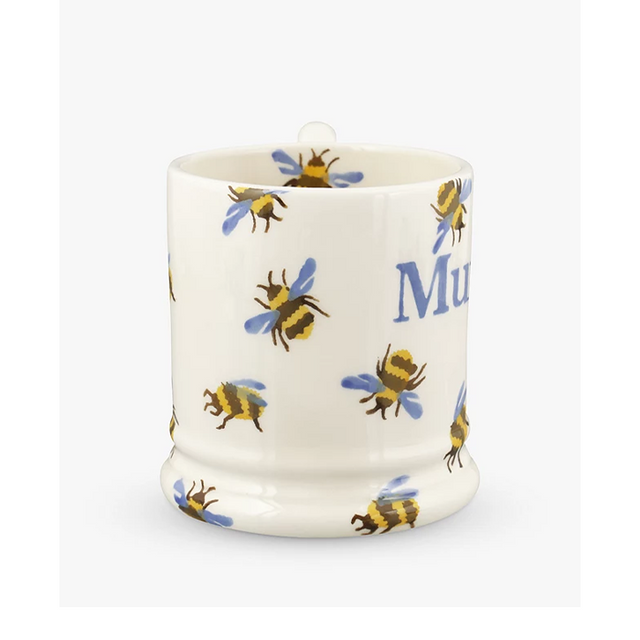 Emma Bridgewater, Emma Bridgewater Bumblebee Mummy Mug - 1/2 Pint, Redber Coffee