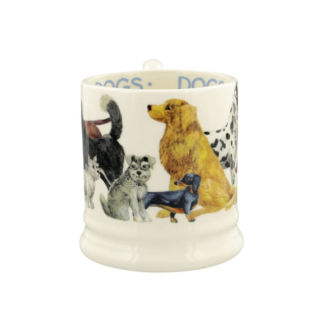 Emma Bridgewater, Emma Bridgewater Dogs All Over Mug - 1/2 Pint, Redber Coffee