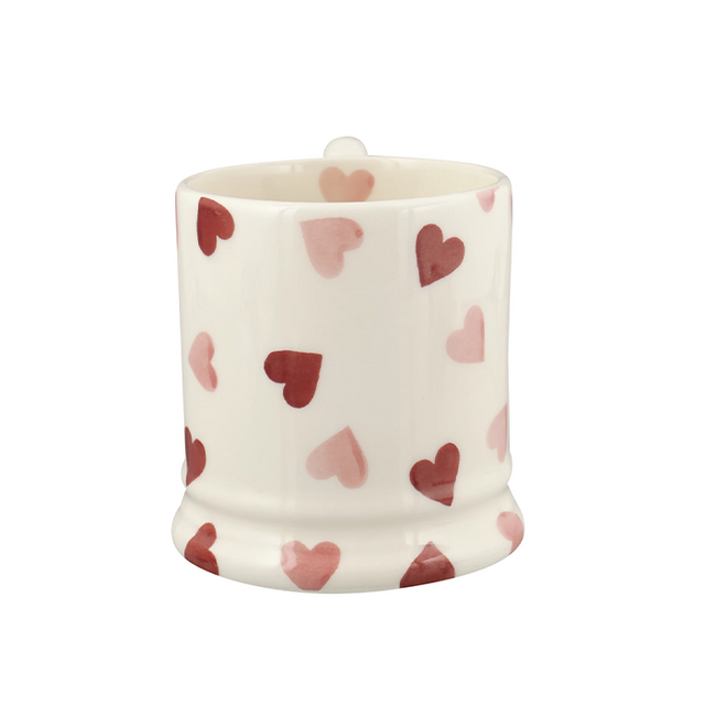 Emma Bridgewater, Emma Bridgewater Pink Hearts Mug - 1/2 Pint, Redber Coffee