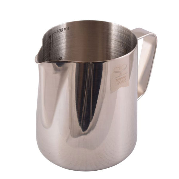 Espresso Gear, ESPRESSO GEAR - MILK PITCHER - Lined, Stainless Steel (400ml/14oz), Redber Coffee