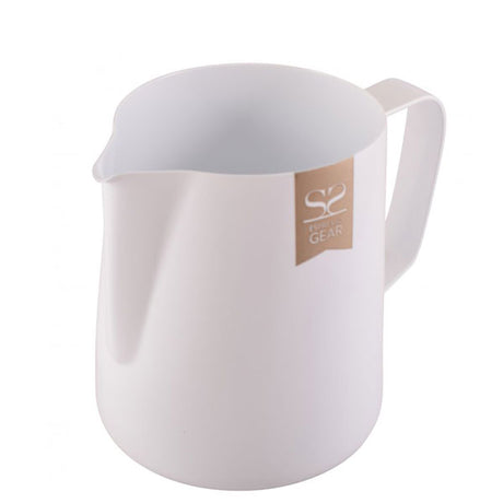 Espresso Gear, ESPRESSO GEAR - MILK PITCHER - Teflon Coated, White (600ml/20oz), Redber Coffee