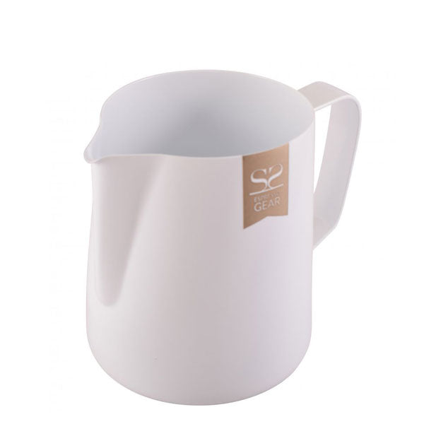 Espresso Gear, ESPRESSO GEAR - MILK PITCHER - Teflon Coated, White (350ml/12oz), Redber Coffee