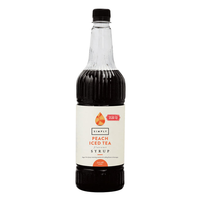 IBC, Simply Iced Tea Syrup 1L - Peach (Sugar Free), Redber Coffee