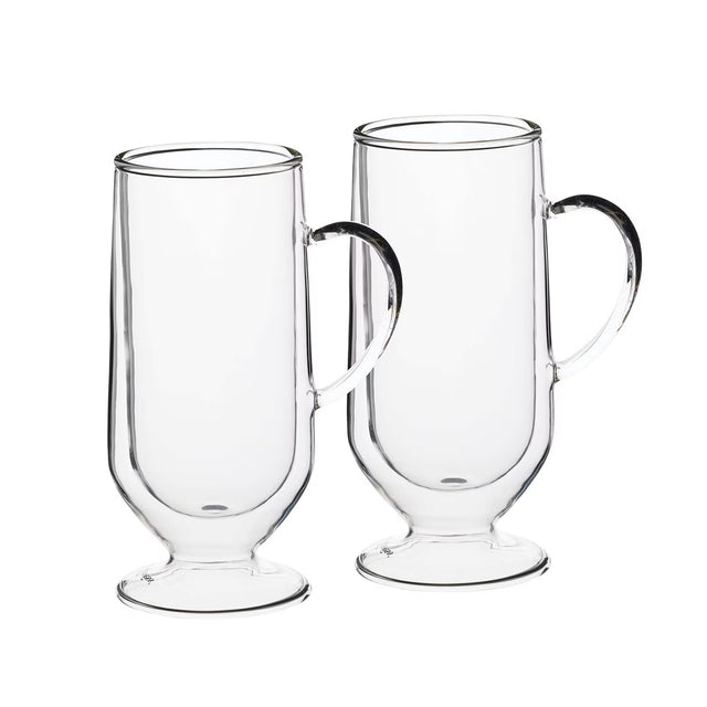 La Cafetière, La Cafetière Double Walled Irish Coffee Glasses 2 Cup Set, Redber Coffee