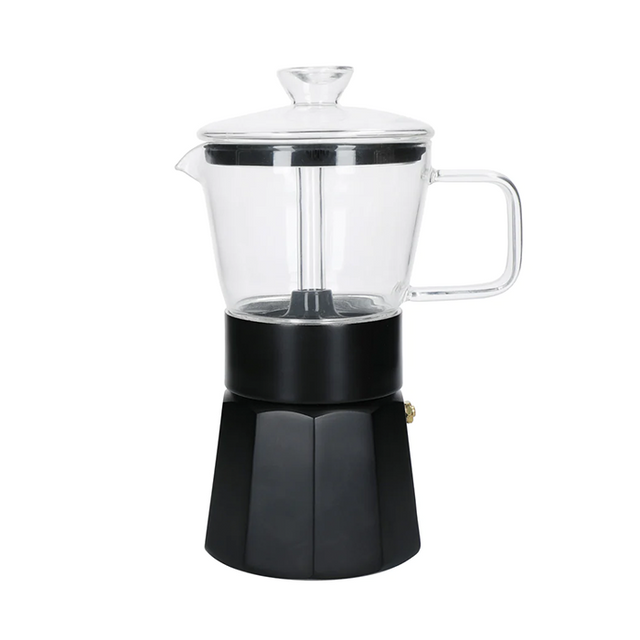 La Cafetière Verona Glass 6-cup Espresso Maker - Black