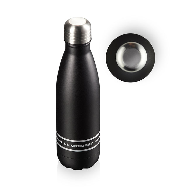 Le Creuset, Le Creuset Hydration Water Bottle 500ml - Satin Black, Redber Coffee