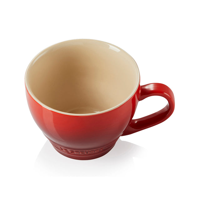 Le Creuset, Le Creuset Stoneware Grand Mug - Cerise, Redber Coffee