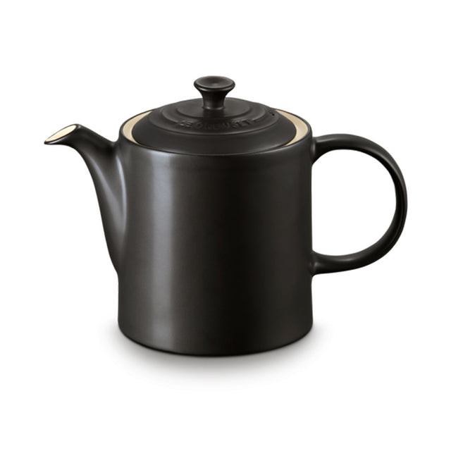 Le Creuset, Le Creuset Stoneware Grand Teapot - Satin Black, Redber Coffee