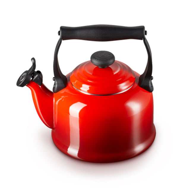 Le Creuset, Le Creuset Stoneware Traditional Kettle - Cerise, Redber Coffee