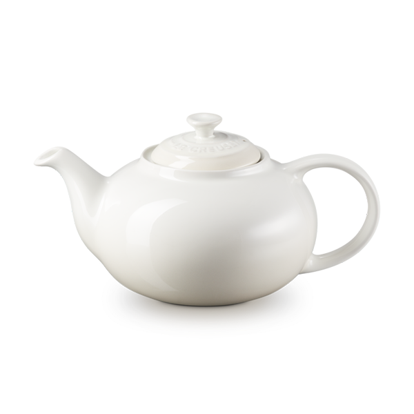 Le Creuset, Le Creuset Stoneware Classic Teapot - Merangue, Redber Coffee