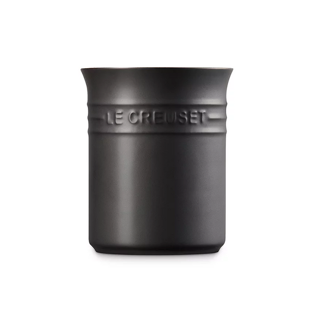 Le Creuset Stoneware Small Utensil Jar - Satin Black