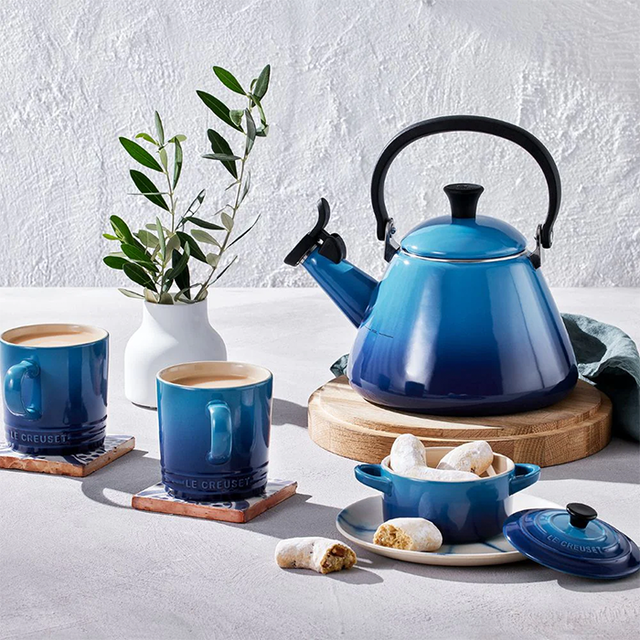 Le Creuset, Le Creuset Kone Kettle - Azure Blue, Redber Coffee